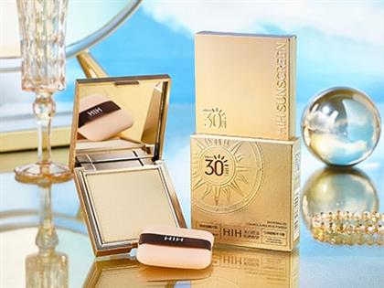 防晒粉饼主题拍摄